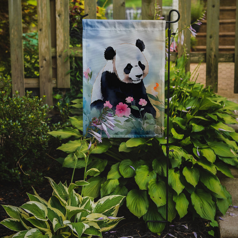 Drapeau de jardin panda