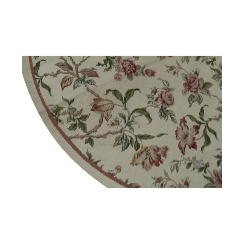 Hand Knotted Wool Floral Area Rug
