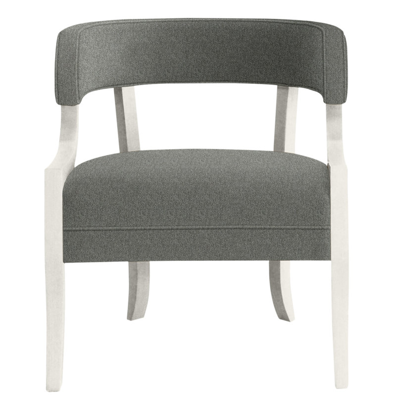 Thom Filicia Home 25"Otisco Chair, Ian Pewter, Casa Blanca