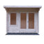 Belgravia 10 ft x 10 ft 28 mm Log Cabin Installed Including Base