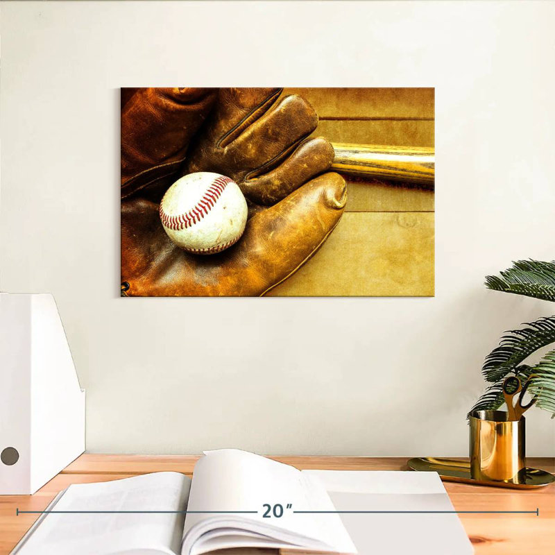 Sireci Baseball Old Gear, 8" H x 12" W