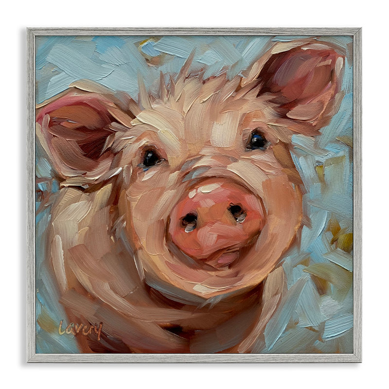 Art moderne de giclée de ferme moderne, art de ferme par Andrea Lavery, H 17 po x l 17 po x P 1,5 po