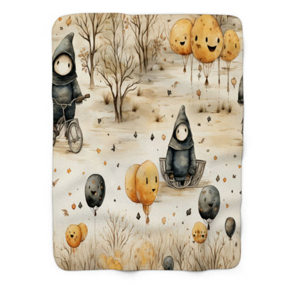 Spooky Autumn - couverture de qualité supérieure 1 pièce