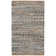 Reinheimer Hand Woven Jute/Chindi/Cotton Rug in Blue/Natural