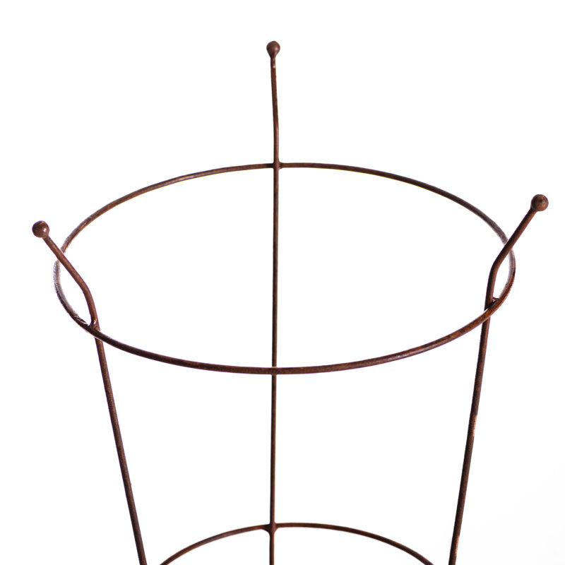 Corten Steel Garden Stake, 54cm H x 44cm W x 44cm D, 1