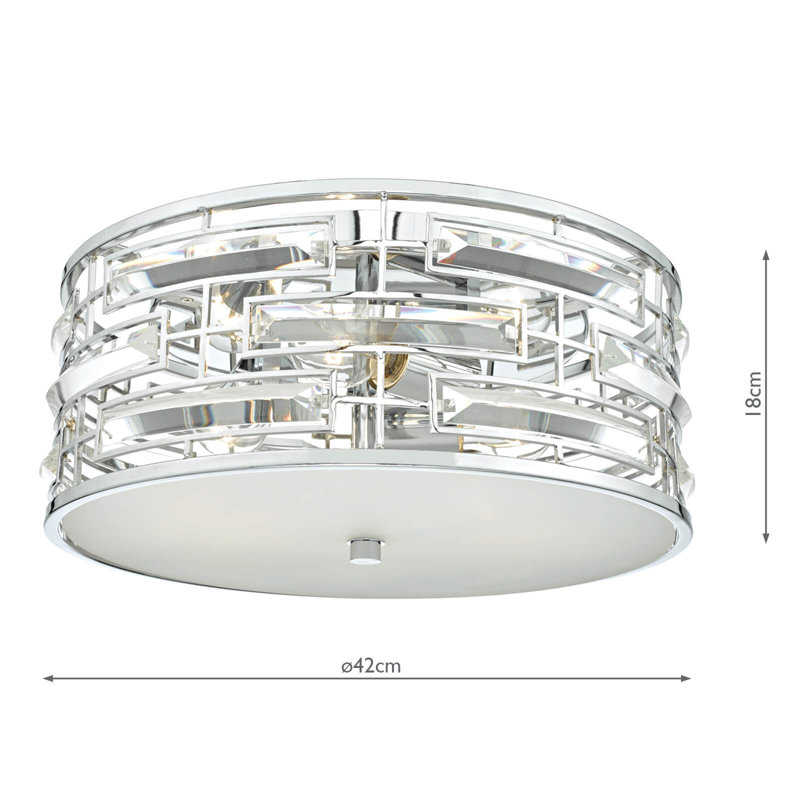 Glass Flush Mount