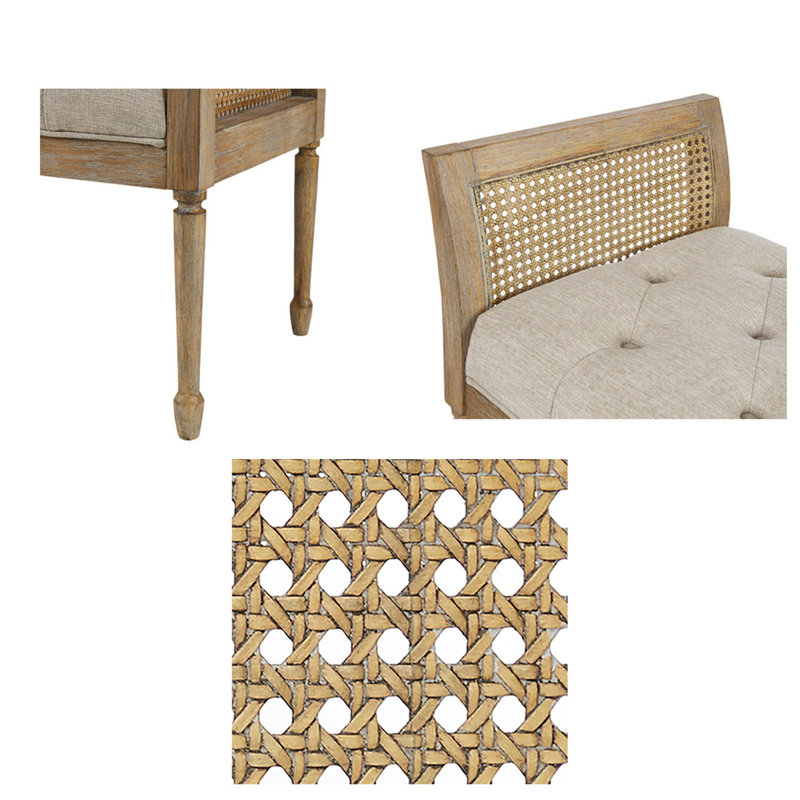 Banc d'appoint, H 24,03 po x L 18,03 po x P 48,53 po, Natural