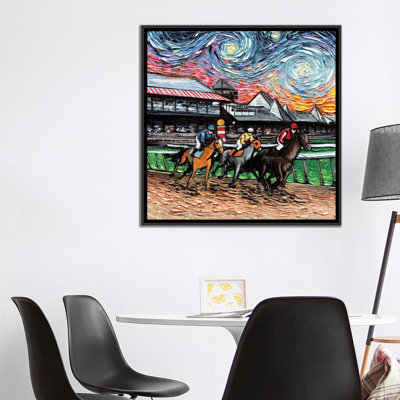 Reproduction d’art, « Van Gogh never saw Saratoga » par aja Trèves