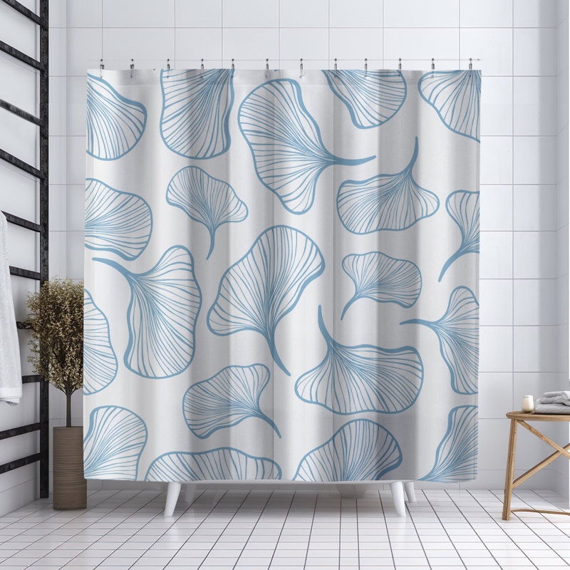 Coco Shower Curtain, Blue