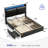 Sharella Upholstered Storage Bed With Charging Station And LED Lights-1549093478