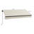 Outsunny Polyester Cover Retractable Patio Awning-98262357-112964795-112964799