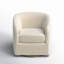 Holden 31.5" Wide Velvet Swivel Barrel Chair-956666788