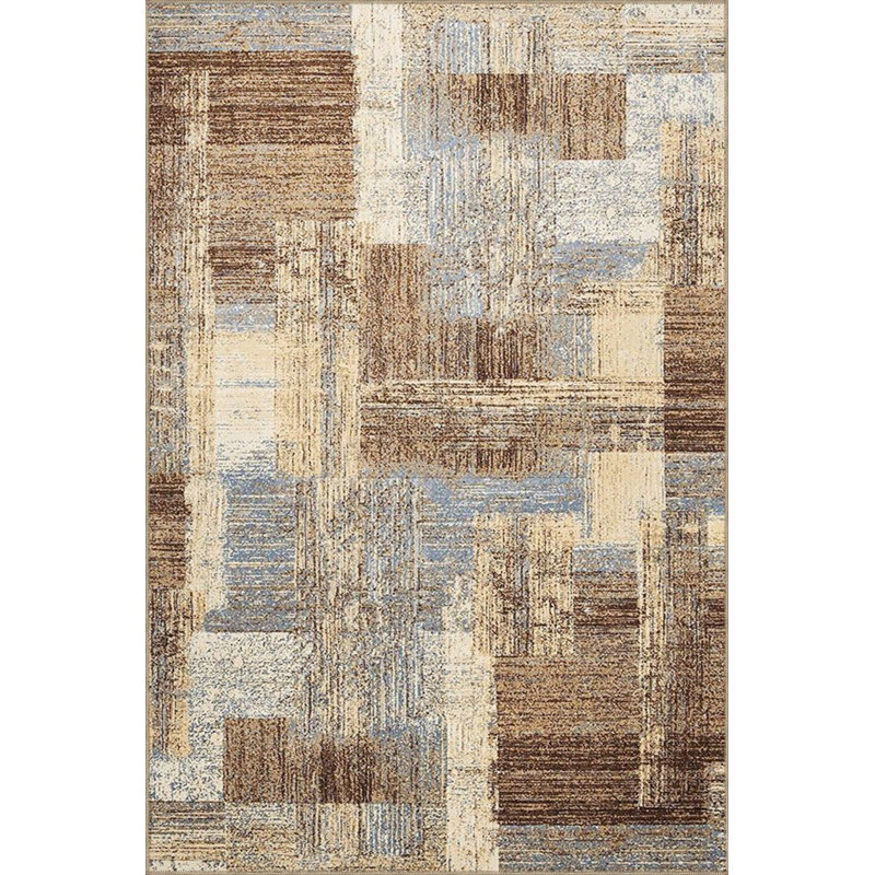 Tapis lavable à motif géométrique Siesta, Tapis de couloir 2 pi 6 po x 9 pi 10 po inclus