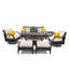 Barcelo 7 Piece Rattan Sofa Set with Cushions-1534275506