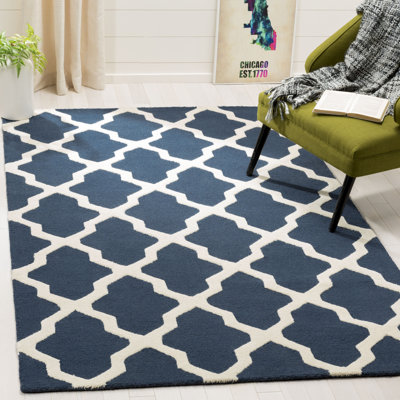 Cannen Hand Tufted Wool Geometric Rug