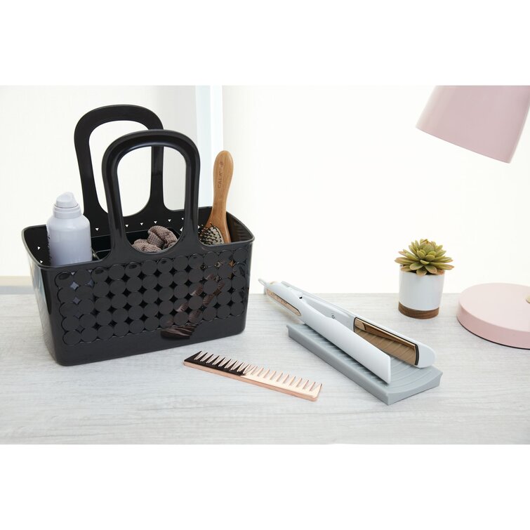 Black Plastic Shower Caddy