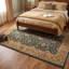 Tapis Bracken2 traditionnel à motif floral intégral or, vert, crème et ivoire, lavable à la machine, antidérapant, à poils courts, pour l'intérieur et l'extérieur, adapté aux animaux domestiques, idéal pour le salon, la chambre, la salle à manger, l'entrée, le couloir ou le bureau.-890660967