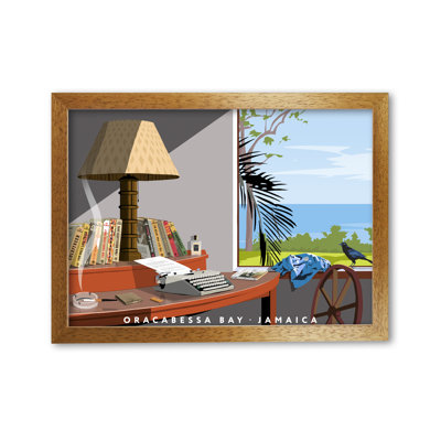 Oracabessa Bay Jamaica 1 Piece Single Picture Frame Wall Art