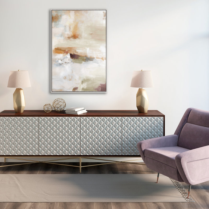 Lost II Painting by Fern Cassidy, 37.75" H x 25.75" W x 1.5" D, Image Brush Gel