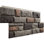 Panneau en faux pierre EverStone Regal, l 47 3/4 po x H 24 3/4 po x P 1 3/4 po, couleur fumée