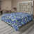 Bleu azur, brun sable / floral est en rupture de stock