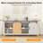 Modern TV Stand for TVs Up to 75'', Wooden Entertainment Center with Sliding Barn Doors, Media TV Console Table with Adjustable Shelf for Living Room-1706027183