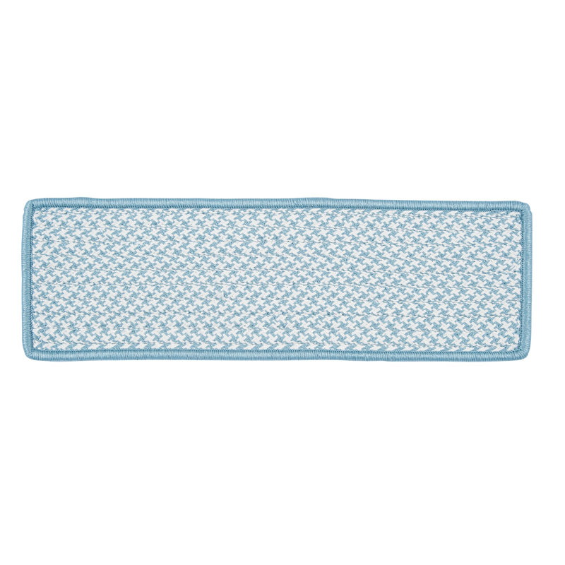 Tapis d'escalier Ashvith, 1, Bleu mer