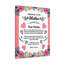 Mom Message Inspiration Of My Life Mother - Wrapped Canvas Print-2049115892