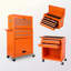 Coffre à outils, armoire de rangement à outils à 8 tiroirs avec coffre à outils amovible 2 en 1, doublure, roues verrouillables, crochets latéraux, chariot à outils en métal pour le garage-176836501