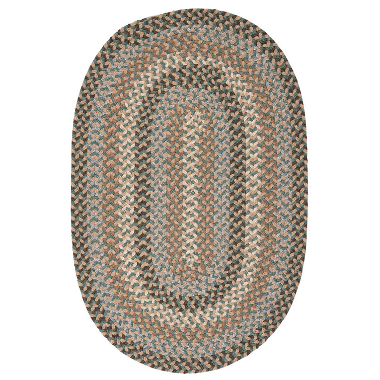 Tapis réversible en laine mélangée Lettie