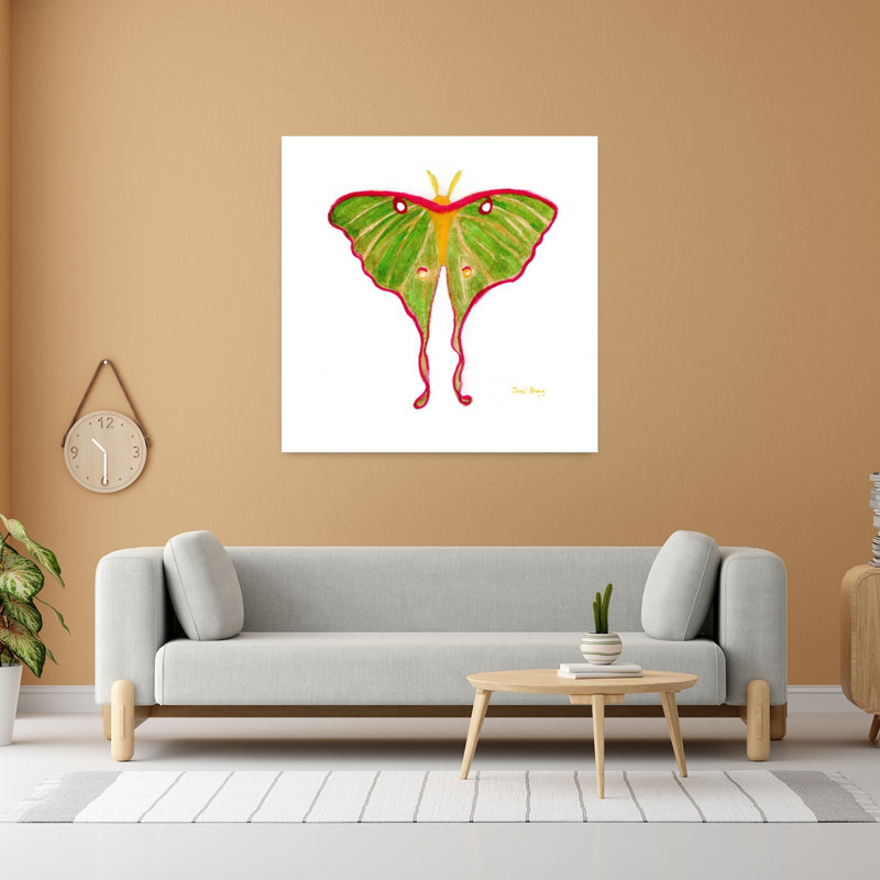 Art contemporain Contemporary Moth, H 48 po x l 48 po