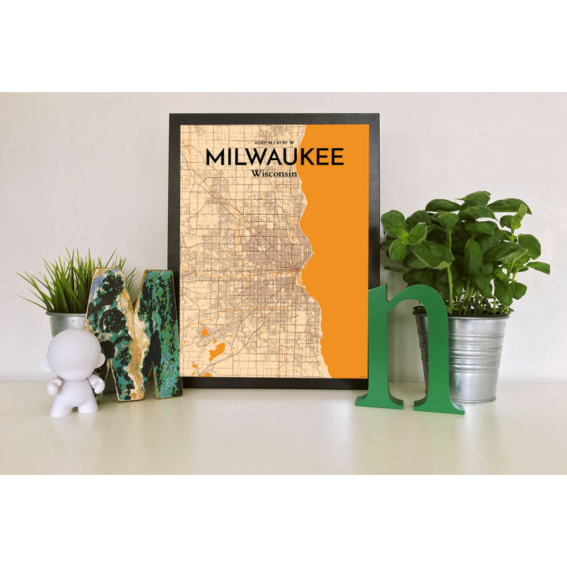 «Milwaukee», impression sur papier non encadrée, H 20 po x l 16 po