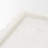 Camellia Rectangular White Marble Scalloped Tray