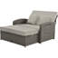 Chaise longue double inclinable avec coussins 70,8 po Bernardin-927785147-893520740