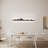 1 - Light 47.24" LED Dimmable Modern Flush Mounted Wall Sconce