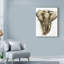 « gold africa i on white crop », reproduction de peinture à l’acrylique sur toile tendue-33425130