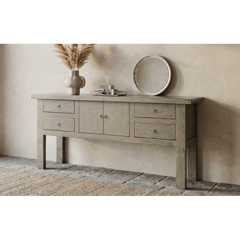 Annegreet 180cm Console Table, Pewter Grey