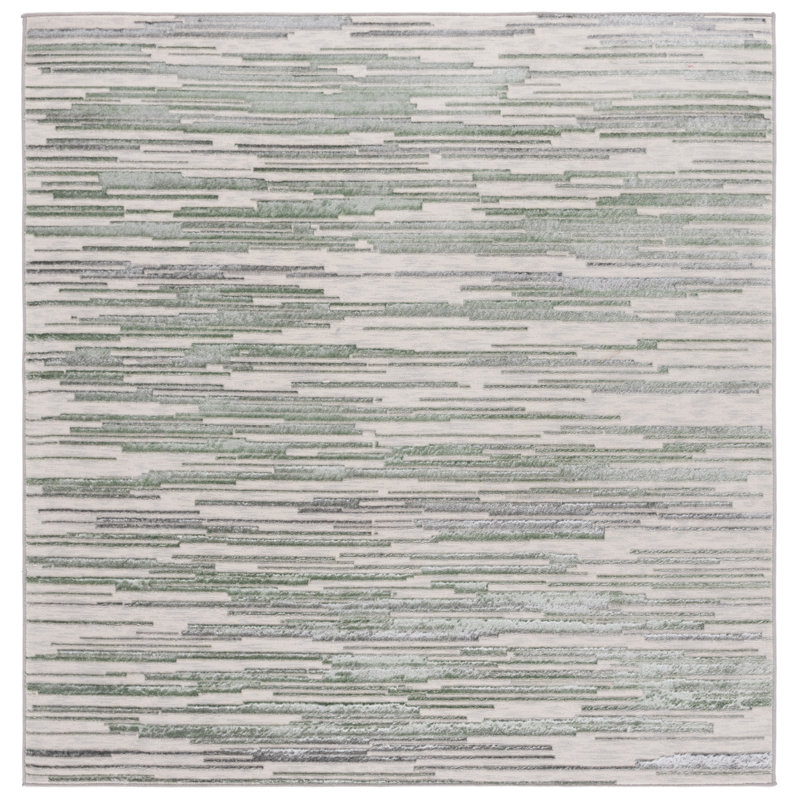 Boase Performance Abstract Rug, Square 6'7"
