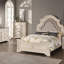 Commode de rangement en bois blanc antique antique avec commode 1 pièce
