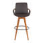 Tabouret de bar à hauteur fixe avec pivot-132770300
