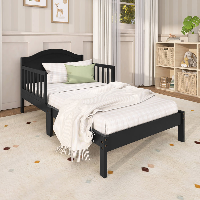 Lit en bois massif pour tout-petit Sydney par Dream On Me, Noir