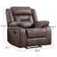 Fauteuil inclinable manuel standard Etherine-179900147