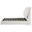 Gwendoline Upholstered Panel Bed White-106957701