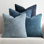 Paquet de 4 housses de coussins décoratifs en chenille neutres et moelleuses décoratives pour maison de campagne Boho