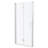 30"W X 72"H Fold Frameless Shower Door With Tempered Glass