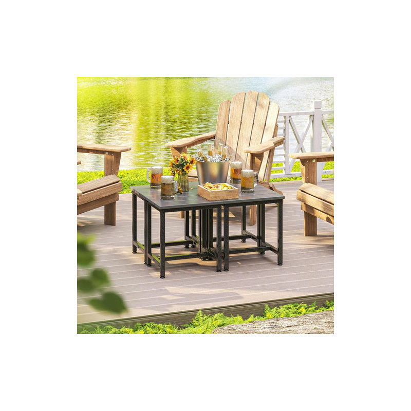 Table d'extérieur imperméable et résistante aux intempéries