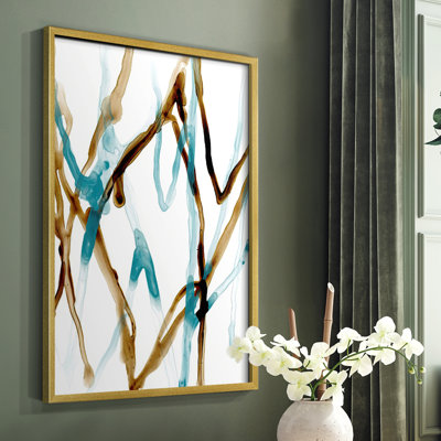 Runnel XVIII Framed Print - Solid Wood