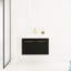 Meuble-lavabo de 30 po avec lavabo, style châtaignier noir, lavabo en résine épaisse, porte lisse, accessoire mural moderne de 30 po, apparence, charnières à fermeture silencieuse et silencieuse-1705316324