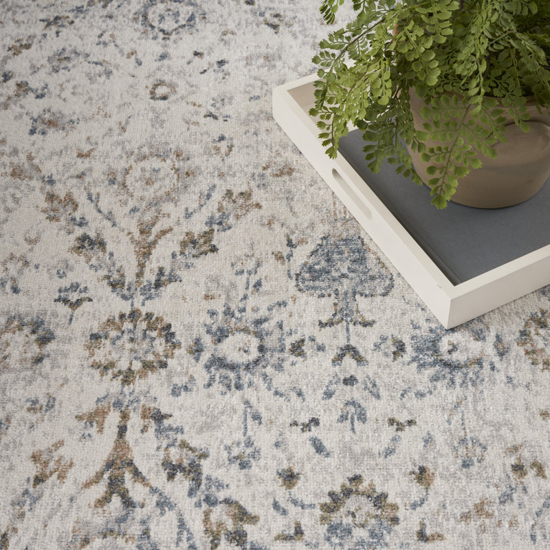Tapis ivoire Nourison Astra, Rectangle 5 pi 3 po x 7 pi