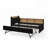 Upholstery Velvet Height Adjustable Day Bed with Trundle Bed Multi-functional Daybed-833252804